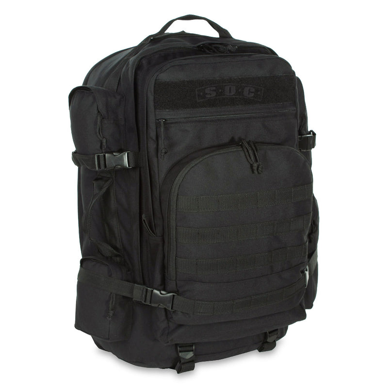 Sandpiper of California S.O.C. Bugout Bag Heavy good Tactical Backpack Black